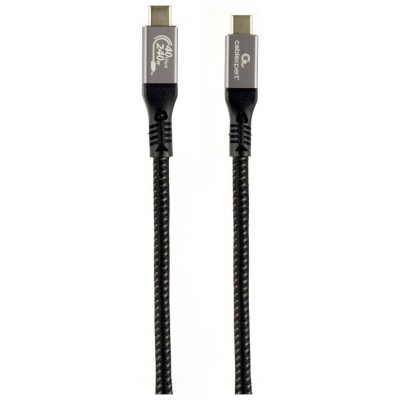 CABLE GEMBIRD USB 4 TIPO C DE PRIMERA CALIDAD, 40 GBPS, 240 W, 1,5 M