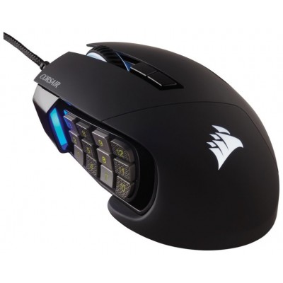 Corsair Scimitar RGB Elite ratón mano derecha USB tipo A Óptico 18000 DPI (Espera 4 dias)