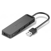 HUB 4 PUERTOS USB 2.0 4xUSB 1 M GRIS VENTION (Espera 4 dias)