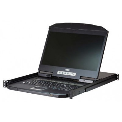 Aten CL3108 consola de rack 47 cm (18.5") 1366 x 768 Pixeles Metal, De plástico Negro 1U (Espera 4 dias)