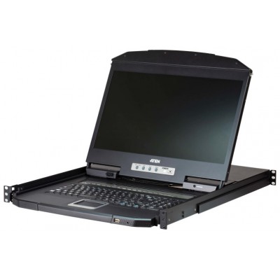 Aten CL3116 consola de rack 47 cm (18.5") 1366 x 768 Pixeles Metal, De plástico Negro 1U (Espera 4 dias)