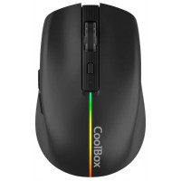 RATON COOLBOX INALAMBRICO GAMING W01 BLACK RECARGABLE