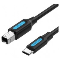 CABLE USB 2.0 IMPRESORA TIPO USB A/M USB-C/M 2 M NEGRO VENTION (Espera 4 dias)