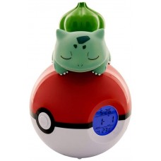 RELOJ DESPERTADOR BULBASAUR EN POKEBALL 18 CM TEKNOFUN 811367 (Espera 4 dias)