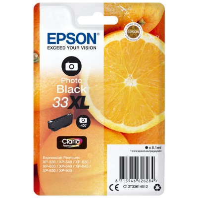 TINTA EPSON C13T33614012 Nº 33XL NEGRO PHOTO (Espera 4 dias)