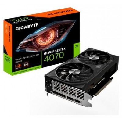 VGA NVIDIA RTX 4070 WINDFORCE 2X OC V2 12 GB GIGABYTE (Espera 4 dias)