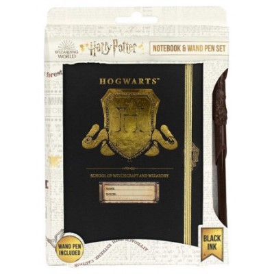 SET DE CUADERNO Y BOLÍGRAFO HARRY POTTER HOGWARTS BLUE SKY REDSTRING HP148482 (Espera 4 dias)