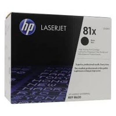 TONER HP CF281X Nº81X NEGRO 25.000PAG (Espera 4 dias)