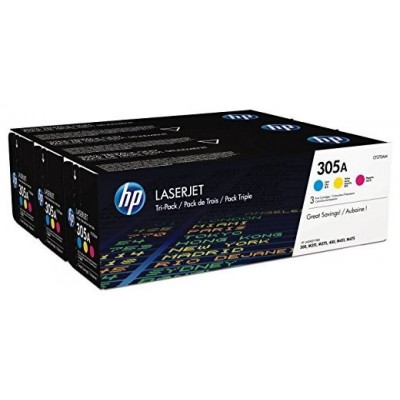 TONER HP CF370AM Nº305 PACK TRICOLOR C/M/Y (Espera 4 dias)