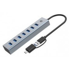 HUB USB 3.0 CONCEPTRONIC HUBBIES21G 7 PUERTOS  USB-C A