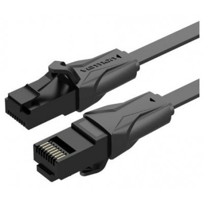 CABLE DE RED LATIGUILLO RJ45 UTP CAT6 AWG32 15 M NEGRO VENTION (Espera 4 dias)