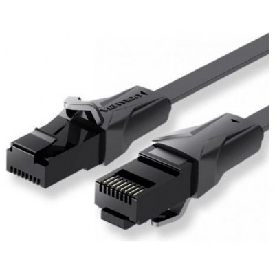 CABLE DE RED LATIGUILLO RJ45 UTP CAT6 AWG32 25 M NEGRO VENTION (Espera 4 dias)