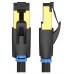 CABLE DE RED LATIGUILLO RJ45 CAT.8 SFTP AWG28 2 M NEGRO VENTION (Espera 4 dias)