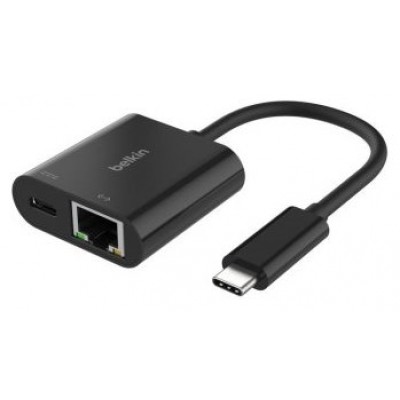 ADAPTADOR BELKIN INC019BTBK USB-C A ETHERNET + CARGA