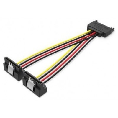 CABLE ALIMENTACION SATA/M A 2xSATA/H 0,15 M NEGRO VENTION (Espera 4 dias)