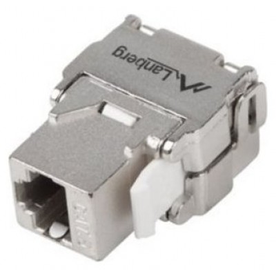 CONECTOR KEYSTONE LANBERG TOOLLESS RJ45 A LSA CAT.6 FTP 180 GRADOS