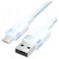 CABLE 2.0 USB A LIGHTNING TRENZADO 2 M AZUL VENTION (Espera 4 dias)