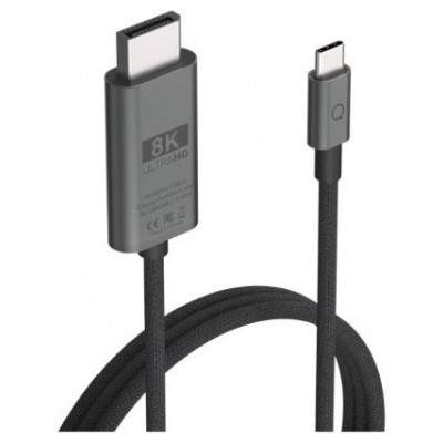 CABLE USB-C A DISPLAYPORT PRO NEGRO 2M LINQ (Espera 4 dias)