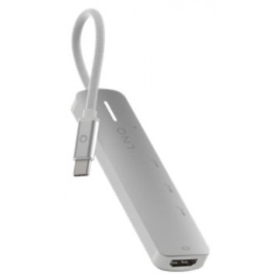 HUB 5 PUERTOS PRO USB-C 140W GRIS LINQ (Espera 4 dias)