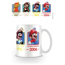 TAZA DESAYUNO SUPER MARIO (DATES) 11OZ/315 ML PYRAMID REDSTRING MG24640 (Espera 4 dias)