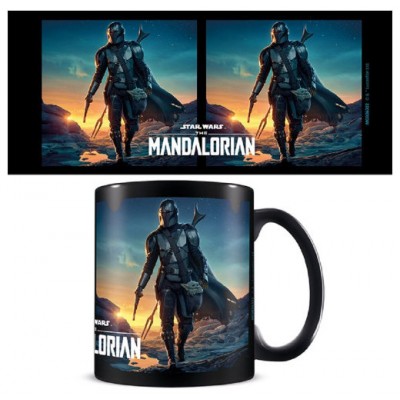 TAZA DESAYUNO COLOR THE MANDALORIAN ATARDECER PYRAMID INTERNATIONAL REDSTRING MGB26322 (Espera 4 dias)