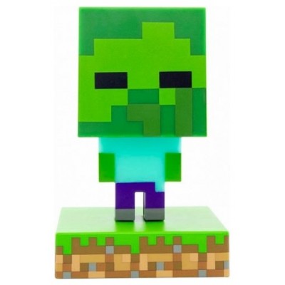 LÁMPARA ICONS ZOMBIE MINECRAFT 12 CM PALADONE PP6592MCFV2 (Espera 4 dias)