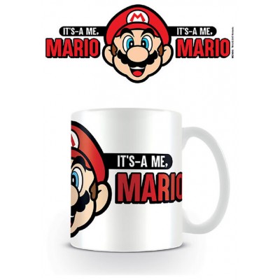 TAZA DESAYUNO SUPER MARIO ITS A ME - MARIO PYRAMID INTERNATIONAL REDSTRING MG24845 (Espera 4 dias)