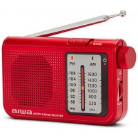 Radio Analogica Con Altavoz Aiwa Rs-55 Red