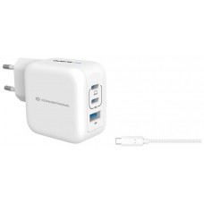 CARGADOR DE PARED CONCEPTRONIC USB-C x2 USB-Ax1