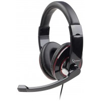 AURICULARES GEMBIRD MICROFONO CONTROL VOL NEGRO  ALAMBRICO