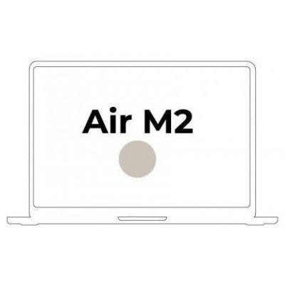 MACBOOK AIR APPLE 15"" M2 10CORE GPU STARLIGHT 512GB (Espera 4 dias)