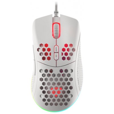 RATON GAMING GENESIS KRYPTON 555 RGB SENSOR PMW3333 8000 DPI BLANCO