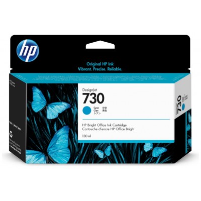 HP nº730 130-ml Cyan Ink Cartridge