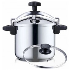 OLLA INOX PLUS + VALVULA ROTATIVA 10L HAEGER (Espera 4 dias)