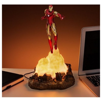 LÁMPARA DIORAMA IRON MAN VOLANDO 18 CM PALADONE REDSTRING PP11311MSIS (Espera 4 dias)