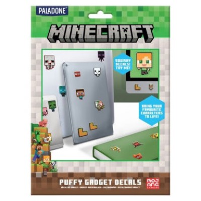 PACK VINILOS PARA GADGETS MINECRAFT 21 X 15 CM PALADONE REDSTRING PP13218MCF (Espera 4 dias)