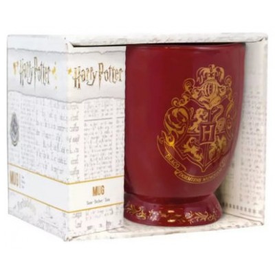 TAZA DESAYUNO BERENJENA ESCUDO HOGWARTS PALADONE REDSTRING PP4260HPV2 (Espera 4 dias)