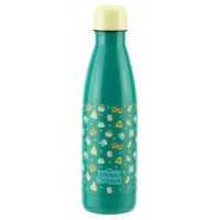 Paladone Animal Crossing Metal Water Bottle Uso diario 460 ml Acero inoxidable Color aguamarina (Espera 4 dias)