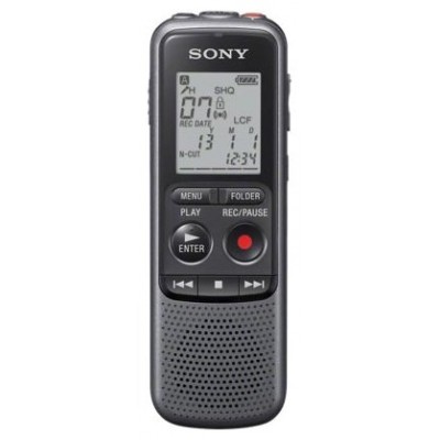 Grabadora De Voz Sony Icd-px240 Color Negro Altavoz