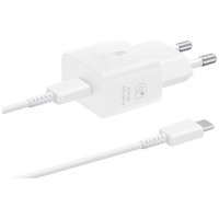 CARGADOR SAMSUNG USB-C 25W GAN BLANCO CON CABLE EP-T2510XWEGEU