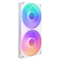 NZXT RF-U24HF-W1 sistema de refrigeración para ordenador Carcasa del ordenador Ventilador Blanco (Espera 4 dias)