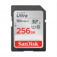 SANDISK ULTRA 256GB SDXC MEMORY CARD 150MB/S (Espera 4 dias)