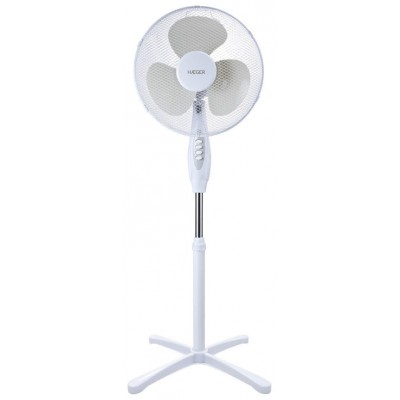 VENTILADOR DE PIE CROSS WIND BLANCO HAEGER (Espera 4 dias)