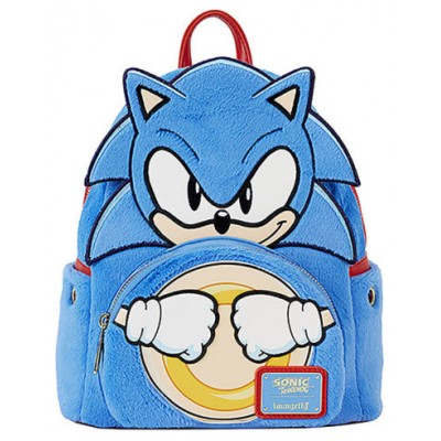 MINI MOCHILA THE HEDGEHOG LOUNGEFLY SGABK0006 (Espera 4 dias)