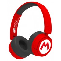 AURICULARES KIDS BT LOGO SUPER MARIO ROJO OTL TECHNOLOGIES REDSTRING SM1016 (Espera 4 dias)