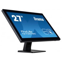 MONITOR IIYAMA 27" BONDED PCAP 10P TOUCH, 1920X1080, IPS-PANEL, FLAT BEZEL FREE GLASS FRONT, HDMI, DISPLAYPORT, 360CD/M² (WITH TOUCH), USB HUB 2X 3.2, SPEAKERS (T2752MSC-B1) (Espera 4 dias)