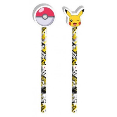 LÁPIZ CON GOMA DECORADA POKÉMON CYP BRANDS TP-06-PK (Espera 4 dias)