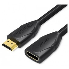 CABLE HDMI V2.0 4K M-H TRENZADO 1.5 M NEGRO VENTION (Espera 4 dias)