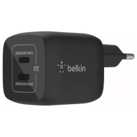 CARGADOR DE PARED BELKIN WCH011VFBK DOBLE USB-C GAN